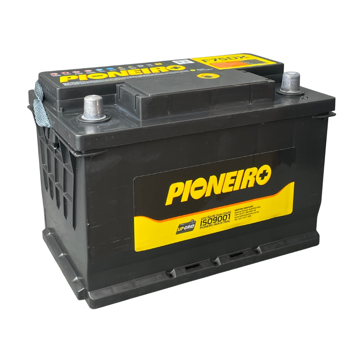 Batería PIONEIRO F75DX 12VOLT. 130AMP. 75A/H.