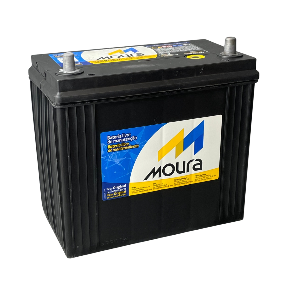 Batería MOURA M50JR 12VOLT. 90AMP. 50A/H. NS60