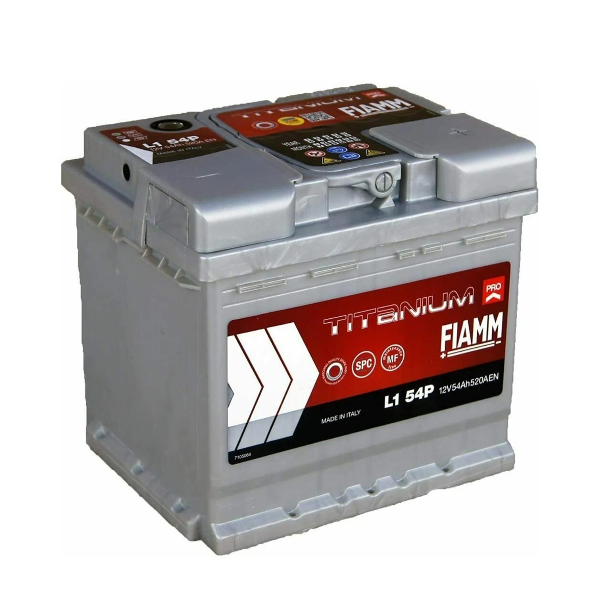 Batería FIAMM L1 54P 12VOLT. 54A/H. 90AMP.
