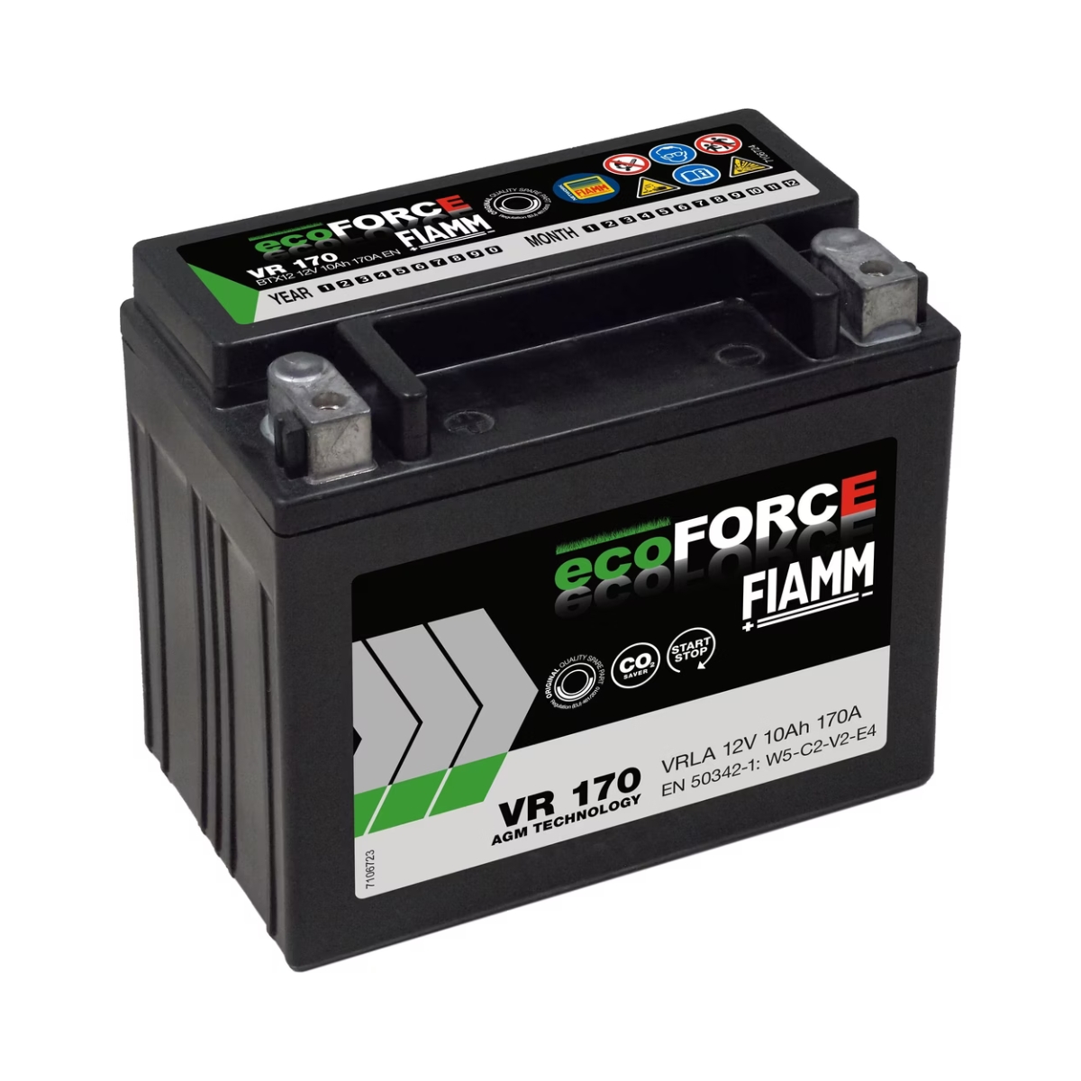Batería FIAMM VR170 12VOLT. 10A/H.